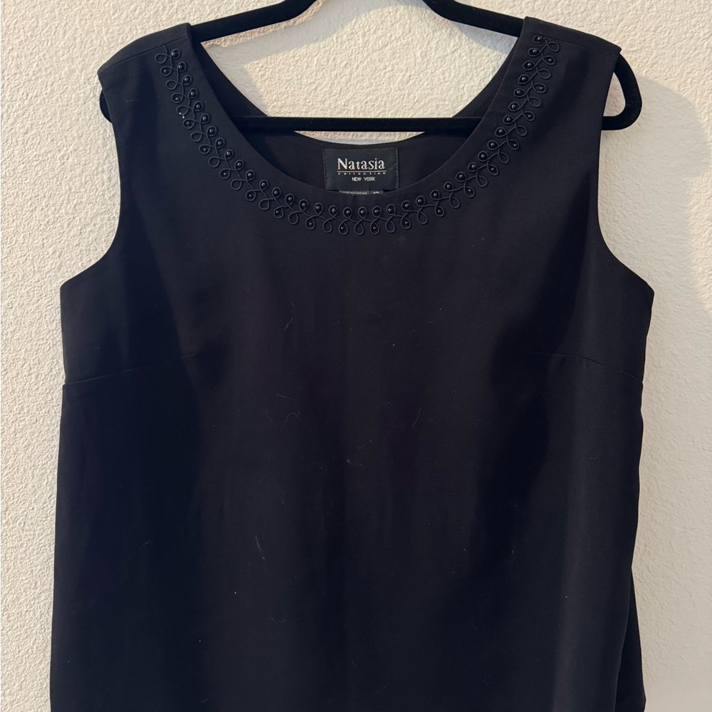 Black Sleeveless Tank Top